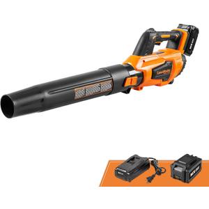 Leaf Blower Cordless, LawnMaster Leaf Blower 24V Max with 4.0Ah Battery and a Charger-CLBL2417A