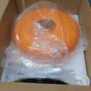 Mushroom Lamp Table Lamp for Night Stands, Mid Century Modern Desk Lamps for Bedroom, Vintage Dimmable Bedside Small Lamps, Cute Cool Home Room Aesthetic Decor for Living Room (Orange)