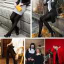 Buauty 80D Black Tights for Women,Opaque Tights Soft, High Waist Soft Nylon Pantyhose (Black)