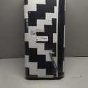 Smiry Waterproof Outdoor Rug 9x12 ft, Reversible Plastic Straw Patio Camping Rugs, Outdoor Indoor RV Mat Carpet for Patio, Outside Entry, Backyard, Deck, Bench, Picnic, Camper, Black & White