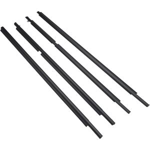 ZONFANT Car Outer Door Four Window Glasses Molding Trim Weatherstrip Seal Belt Kit Compatible with Toyota Vehicle 2003-2009 4Runner, Replace#68161-35060 68162-35060 68163-35030 68164-35030
