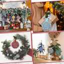 Kasyat 24 Sets Christmas Thank You Ornaments Employee Appreciation Gifts Acrylic Hanging Ornaments Bulk with Card and Bag for Coworker Team Nurse Teacher Xmas Tree Decor (Awesome Sign)