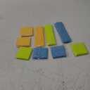 9 Pcs Sweatbands Set Neon Colors Headbands and Wristbands for Men Women Moisture Wicking Sweat Absorbing Workout Cotton Headbands 80s 90s Party