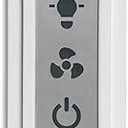 Homewerks 7150-02 LED 2-Way Panel Bathroom Light Switch for Ventilation Fans