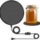 Brewing Kombucha Heat Wrap, Sourdough Fermentation Heat Pad, for Kombucha Jar, Glass Carboy, Dough Proofer (12" x 12")