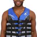 O'Neill Men's Superlite USCG Life Vest,Pacific/Smoke/Black:White,3XL