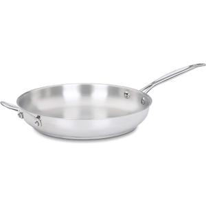 Cuisinart Stainless Steel 12-Inch Nonstick Skillet
