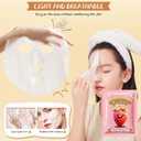 10Pcs Fruit Sheet Masks for Kids, Facial Spa Party Strawberry Favors for Girl Teens, Hydrating Facial Skincare Set for All Skin Types (Set C)