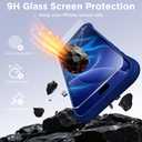for iPhone 17 Pro Case, Compatible with MagSafe, Screen Protector +[Integrated Silicone Camera Control Button], Shockproof Protective Magnetic Case for iPhone 17 Pro 6.3", Cobalt Blue