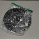 Hanobe Decorative Serving Tray Wood: Black Bead Round Tray for Coffee Table Rustic Wooden Trays Decor Farmhouse Kitchen Counter Circle Tray Vintage Centerpiece for Living Room Home Organizer (11.8")