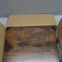 Tv Tray Table, 8-Level Adjustable Height Couch Side Table90 Tilt Angle Adjustments C-Shaped End Table, with Phone & Tablet Slot Sofa Computer Desk for Couch, Sofa, Bed, Chair, Living Room (Brown)