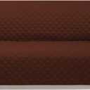 Reversible Sofa Covers Couch Cover Furniture Protector for Dogs Elastic Straps Water Resistant(Sofa,Brown/Beige)