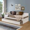 Concord Daybed, Single, White, Contemporary, Twin, 78.13"L x 42.13"W x 29"H