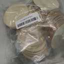 Coadura 3" Wood Circles for Crafts, 50PCS Unfinished Wood Rounds for Painting, Wood Burning, DIY Art, and Door Hanger Projects