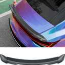 Spoiler Wing Compatible with 2021-2025 Hyundai Elantra Sedan Rear Spoiler Trunk Rear Spoiler Wing Lip ABS Plastic for 2024 Elantra Accessories (Glossy Carbon Fiber Pattern)