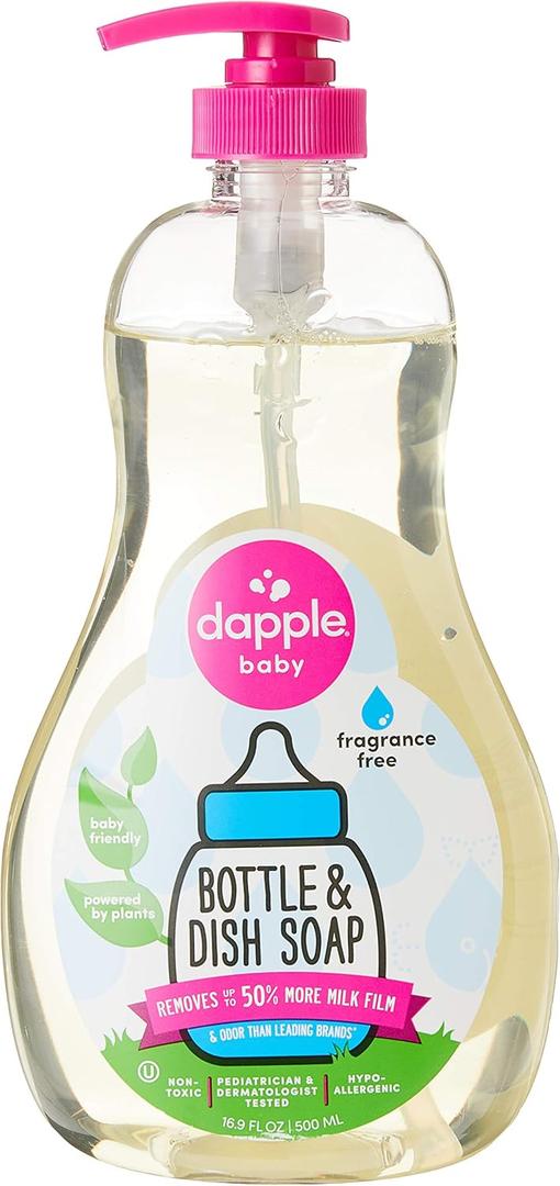 Dapple Baby Bottle & Dish Liquid 16.9 Oz (Pack of 2) Dapple Baby Bottle & Dish Liquid 16.9 Oz (Pack of 2)