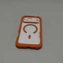 Diaclara Magnetic Designed for iPhone 17 Pro Max Case Full Body Bumper,[Compatible with MagSafe] Military Drop Proof Cover with Built-in Touch Sensitive Anti-Scratch Screen Protector,Orange