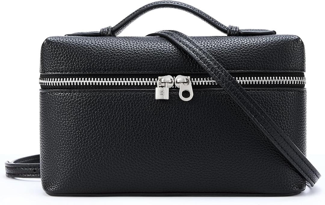 Crossbody Bag for Women Small Top-Handle Pouch Designer Shoulder Handbag Quiet Luxury Leather Trendy Purse