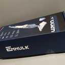 ENHULK Pool Vacuum for Above Ground Pool, Upgraded 13.4" Wide Head & Telescopic Pole, 18.5 GPM Powerful Suction, 60 Mins Runtime, Cordless Handheld Rechargeable Pool Cleaner for Inground Pools, PC15