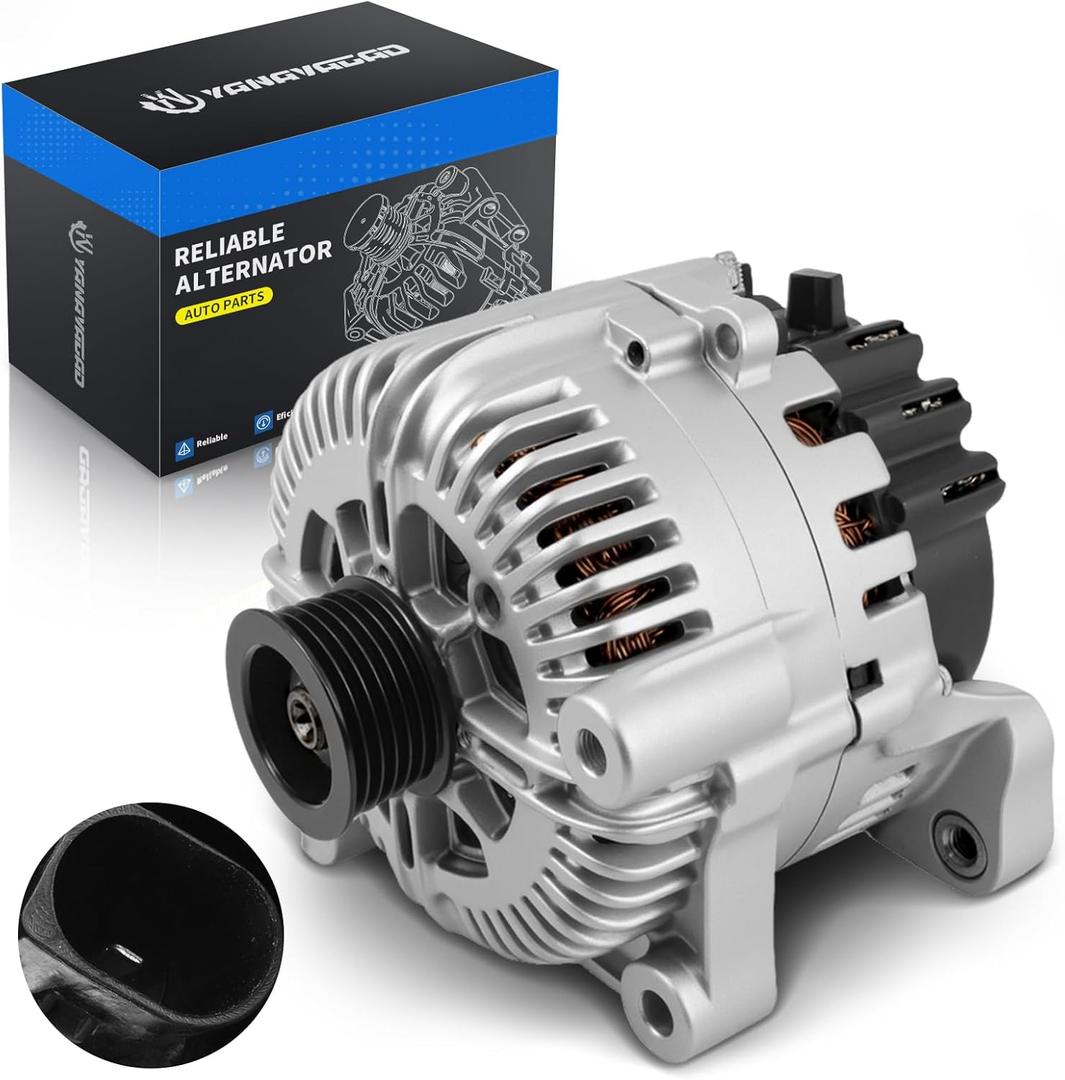 11358N 12317542935 Alternator 4.4L 4.8L for BMW N62 545i 550i 645Ci 650i 745Li 745i 750Li 750i X5 V8 4.4L 4.8L, For BMW Alpina B7, Replaces 12317542934 12317540992 11358 TG17C021 12317550993