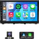 [4+64G] 9" Android 13 Car Radio Stereo for Honda Civic 2016 2017 2018 2019 2020 2021 | with Wireless Carplay | HD Backup Camera | Bluetooth | FM | WiFi