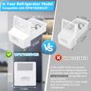 Upgraded WPW10558423 Ice Container (Ice Bin) Compatible with Whirlpool, Kenmore, Maytag, Amana, and IKEA refrigerators