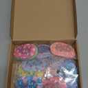 100 Pcs Adhesive Eye Patches for Kids Girls Cute Toddler Eye Patch Bulk Colorful Breathable Lazy Patch Cartoon Adhesive Bandages for Children Baby Light Blocking, 20 Styles, 3 x 2 Inches