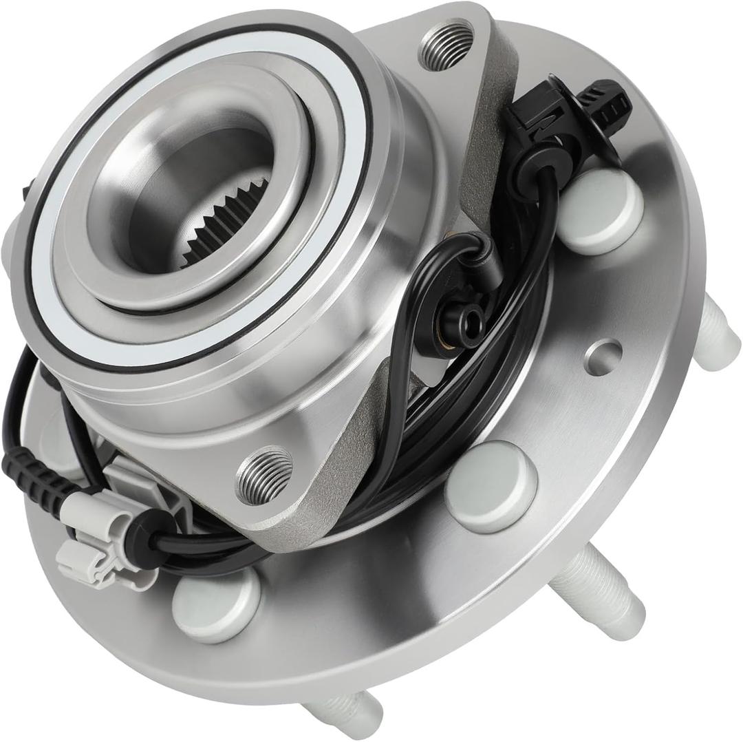 ECCPP 515096 Front Wheel Hub Bearing Assembly for Chevy Avalanche, for Silverado, for Suburban, for Tahoe, for Cadillac Escalade, for GMC Yukon Sierra 1500 4X4 4WD 6 Lug Left Or Right W/ABS