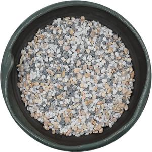 5 LB GreyMixed Pea Gravel, Natural Succulent and Cactus Gravel Pebbles, Pebbles for Indoor Plants, Natural Gardens Mulching, for Houseplants, for Aquarium Gravel, to Maintain Soil Aeration(4-6mm) (EXP 07/31/26)