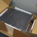 Furnulem Tall Dresser with 6 Drawers,Vertical End Table and Nightstand for Bedroom,Industrial Dorm Bedside Furniture with Fabric Storage Drawer Organizer in Living Room,Closet,Entryway(Rustic Brown)