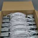 12 Pack 6 Inch Ultra-Thin LED Recessed Ceiling Light with Junction Box, 5CCT Dimmable 2700K/3000K/4000K/5000K/6000K,15W 1200lm Can Killer Downlight-ETL and Energy Star Certified