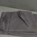 OWENIE Grey Sheer Curtains, Sheer Curtains 84 inches Long 2 Panels Set, Rod Pocket Voile Fimly Gray Drapes for Living Room/Bedroom, 2pcs, Each 42" W x 84" L