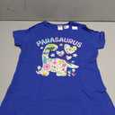 Parasaurus Watercolor Floral Funny Paraeducator Dinosaur T-Shirt Ladies Small