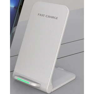Fast Wireless Phone Charging Stand (White)