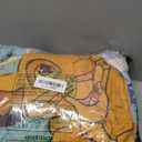 Disney The Lion King Blue, Tan, and Orange, Better Together 4 Piece Toddler Bed Set - Comforter, Fitted Bottom Sheet, Flat Top Sheet, and Reversible Pillowcase