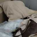 Lesure Small Dog Car Seat for Small Dogs - Dog Booster Seat for Car with Waterproof Bottom, Clip-On Safety Leash and Thickened Memory Foam Filling, Pet Carseat Puppy Travel Carrier Bed, Beige