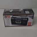 QFX J-220BT Boombox MP3 Conversion from Radio to Cassette with 4-Band (AM, FM, SW1, SW2) Radio with Bluetooth, Rechargeable Battery, Dual 3 Speakers, Built-in Microphone, Recorder, 3-Band Equalizer (Black)
