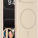 Miracase Magnetic for iPhone Air Case, Compatible with MagSafe, Integrated Silicone Camera Control Cover, 3.0mm Thicken Shockproof Drop Protection Phone Case for 17 Air,Sand