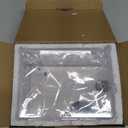 KYODOLED Clear Donation Box for Fundraising with Lock & Sign Holder, Valentines Day, Multi-Use Voting and Raffle Box, Tip Jar, Secure Storage, Durable Plastic, 6.2'' x 4.6'' x 4.0'' (Clear-PS-1P)