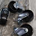 150L Laundry Hamper with Wheels, Rolling Laundry Basket with Metal Frame and Removable Bag, Large & Tall Dirty Clothes Hampers for Bedroom Aesthetic, Laundry Room, Bathroom, Dorm-Black (40GAL)