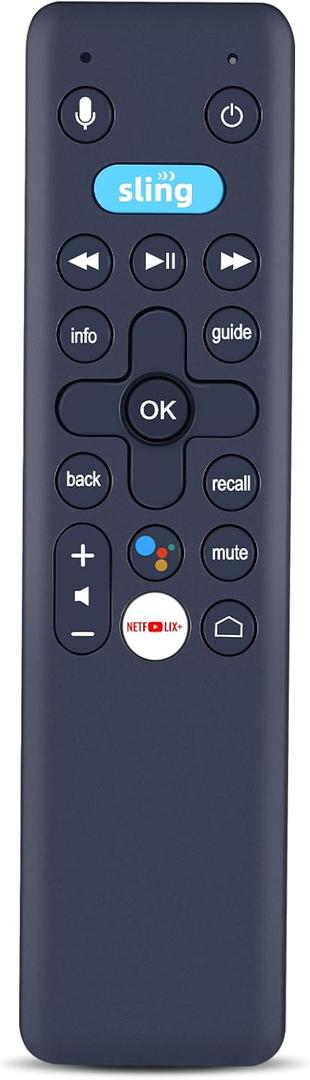 New Replacement Voice Remote Control Compatible with Sling AIRTVMINI AirTV Mini AirTV 2 AirTV Anywher, with Google Assistant ＆ Netflix Channels