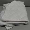 Yoofoss Waterproof Crib Mattress Protector 2 Pack, Quilted Crib Mattress Pad Cover Ultra Soft and Breathable, Machine Washable Toddler Mattress Protector for Standard Baby Crib Size 52''x28'' (White)