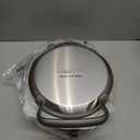Cuisinart Belgian Waffle Maker, Round Waffle Iron, 6 Setting Adjustable Browning, Audible Alert, Nonstick Plates, WAF-200NAS