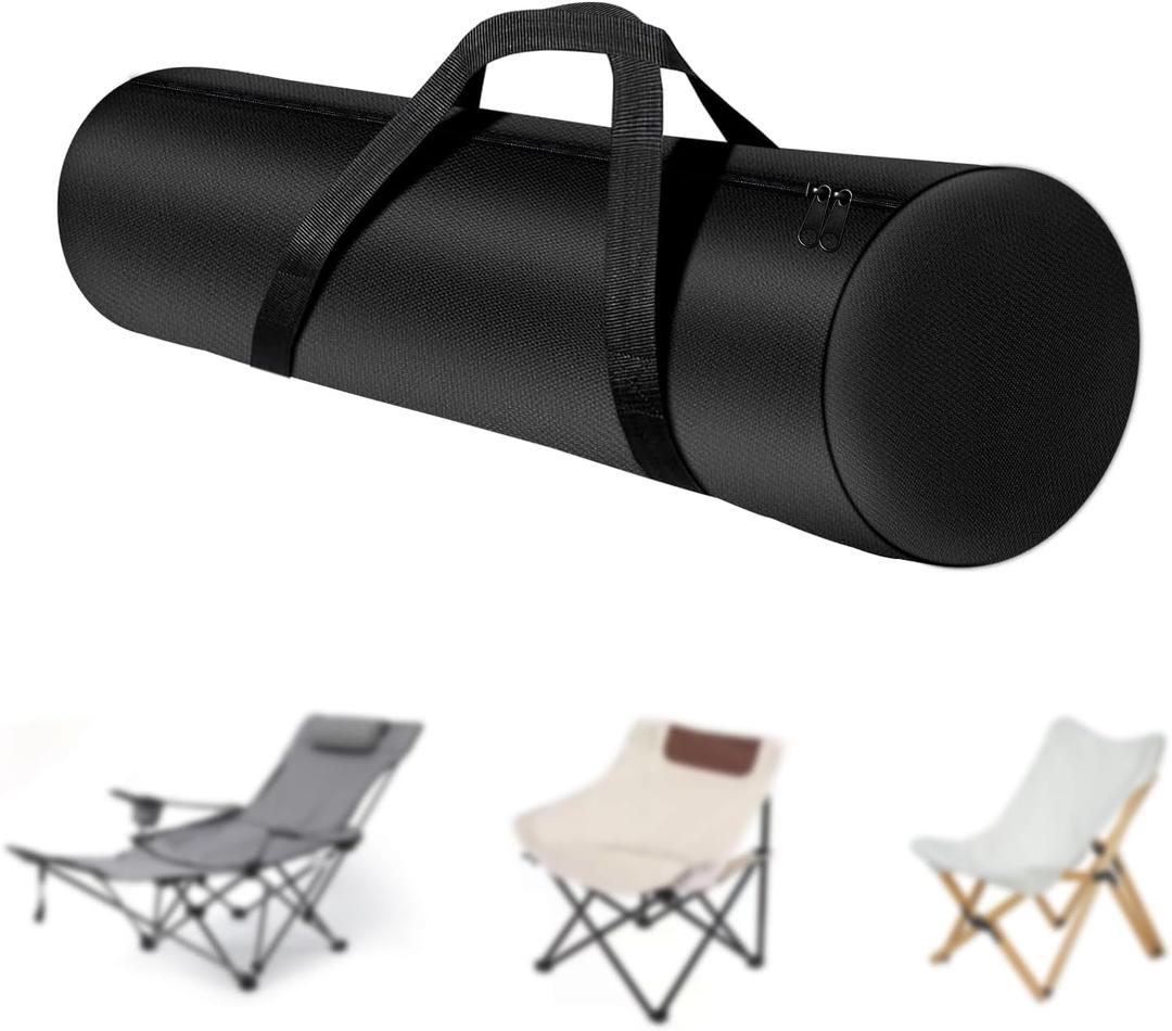 Kovshuiwe 39.3-Inch Camping Chair Storage Bag, Large Folding Chair Carry Bag Nylon Storage Tent Bag with Handle Strap for Travel Outdoor Camping Sports-39.3x7x7inchOnly Bag