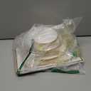 Lzerking 13pcs Dessert Table Display Set, 6 3-Tiered Cupcake Stands (3round & 3square) with 4 Trays & 3 Tongs, White Gold Plastic for Wedding, Tea Party, Baby Shower Decor, Birthday Party Decoration