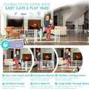 Regalo Safety 24"-192" Metal Double Door Baby Gate & Play Yard