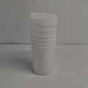 Juvale White Stadium Cups, Reusable Plastic Party Tumblers (16 Oz Plastic Cups, 16 Pack)