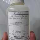 0.9% Sterile Saline Solution USP Normal 0.9% Sodium Chloride  Made in USA - 4 Pack Each 500 ml (2,000 ml Total)
