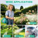 2 Gallon Battery Powered Garden Sprayer, Electric Weed Sprayer with 2 Adjustable Speed, Battery Indicator,Rechargeable Retractable Wand with Adjustable Shoulder Strap for Lawn,Garden,Yard