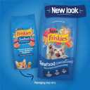 Purina Friskies Dry Cat Food Seafood Sensations With Salmon, Tuna, and Shrimp Flavors - (Pack of 4) 3.15 lb. Bags (EXP 04/01/26)